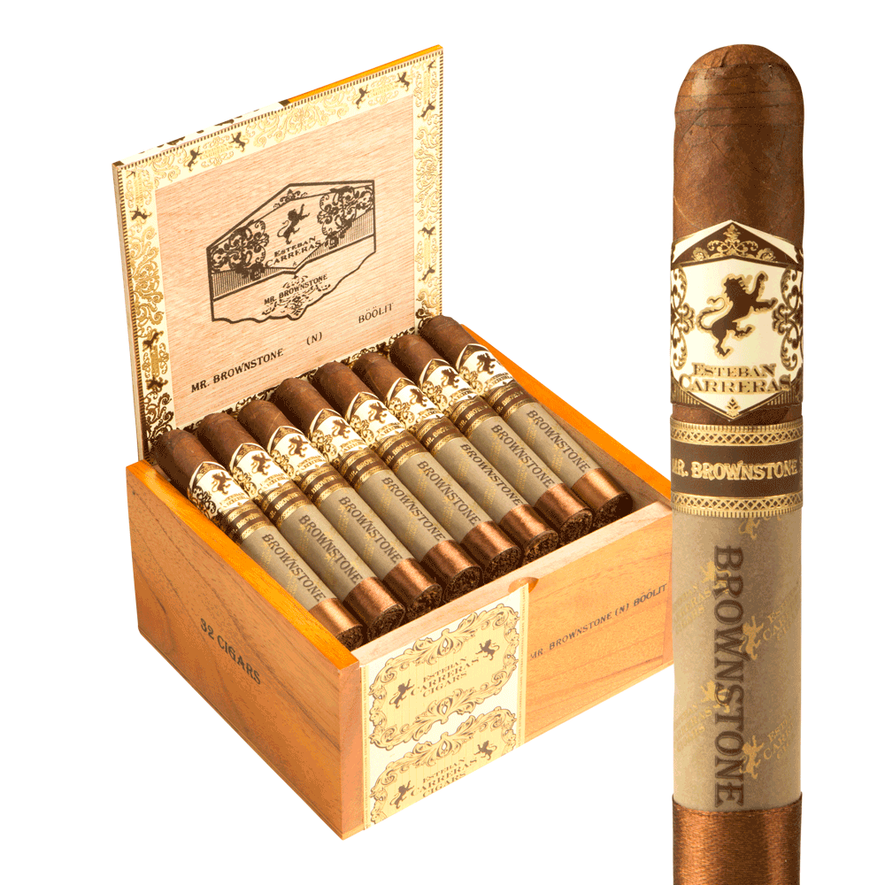 Esteban Carreras Mr. Brownstone Natural Robusto 埃斯特万·卡雷拉斯 布朗斯通先生 自然 罗布图