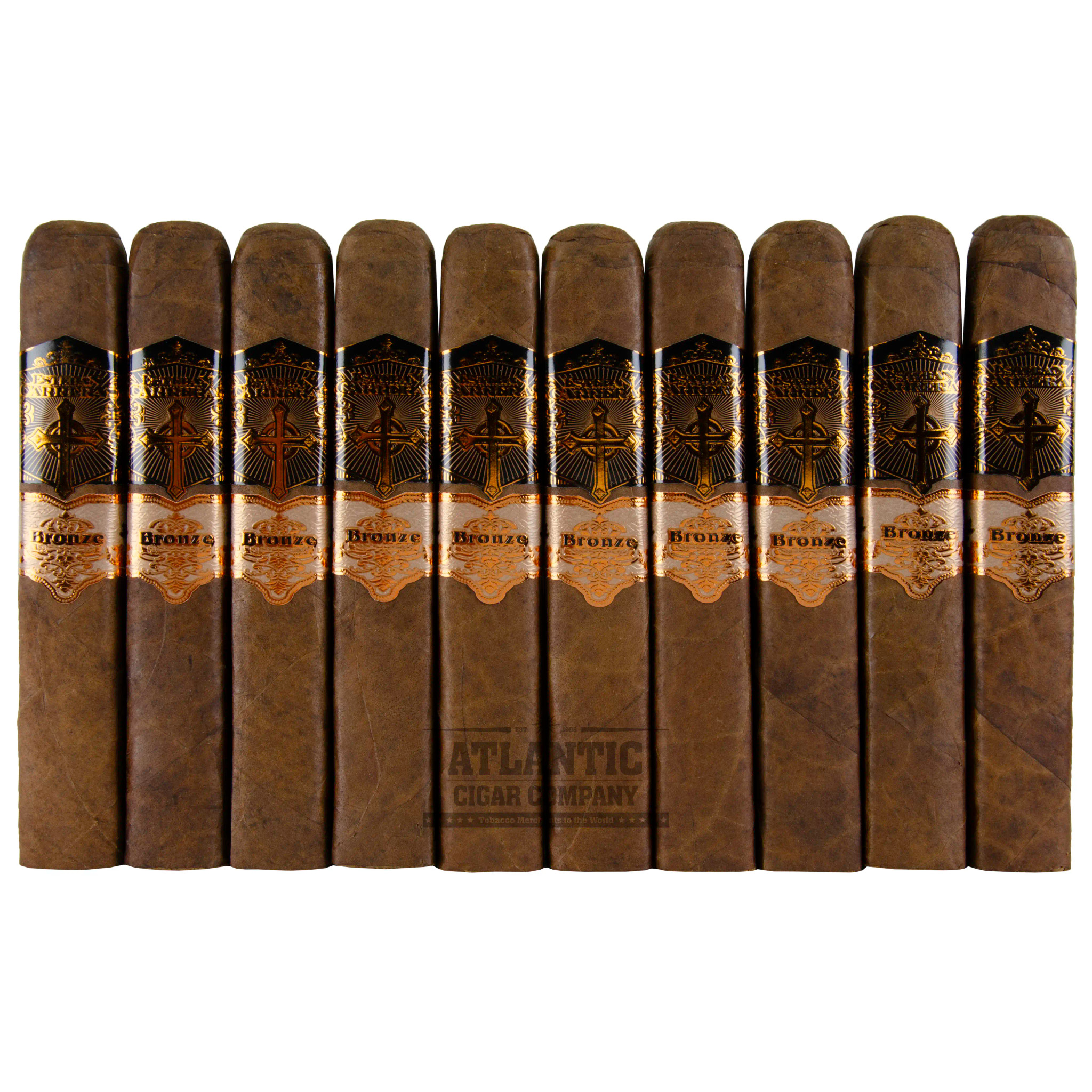 Esteban Carreras Bronze Cross Cigars Gordo (6x60) 10-Pack | Atlantic ...