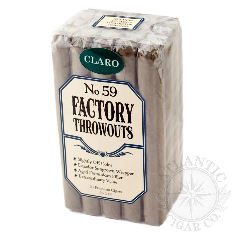 Factory Throwouts 工厂次品 59号 浅棕 雪茄资料