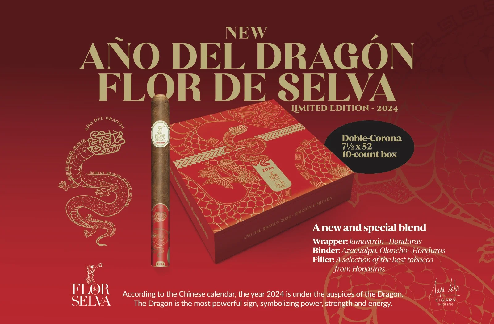 Flor de Selva Year of the Dragon 2024 塞尔瓦之花 龙年 2024限量版
