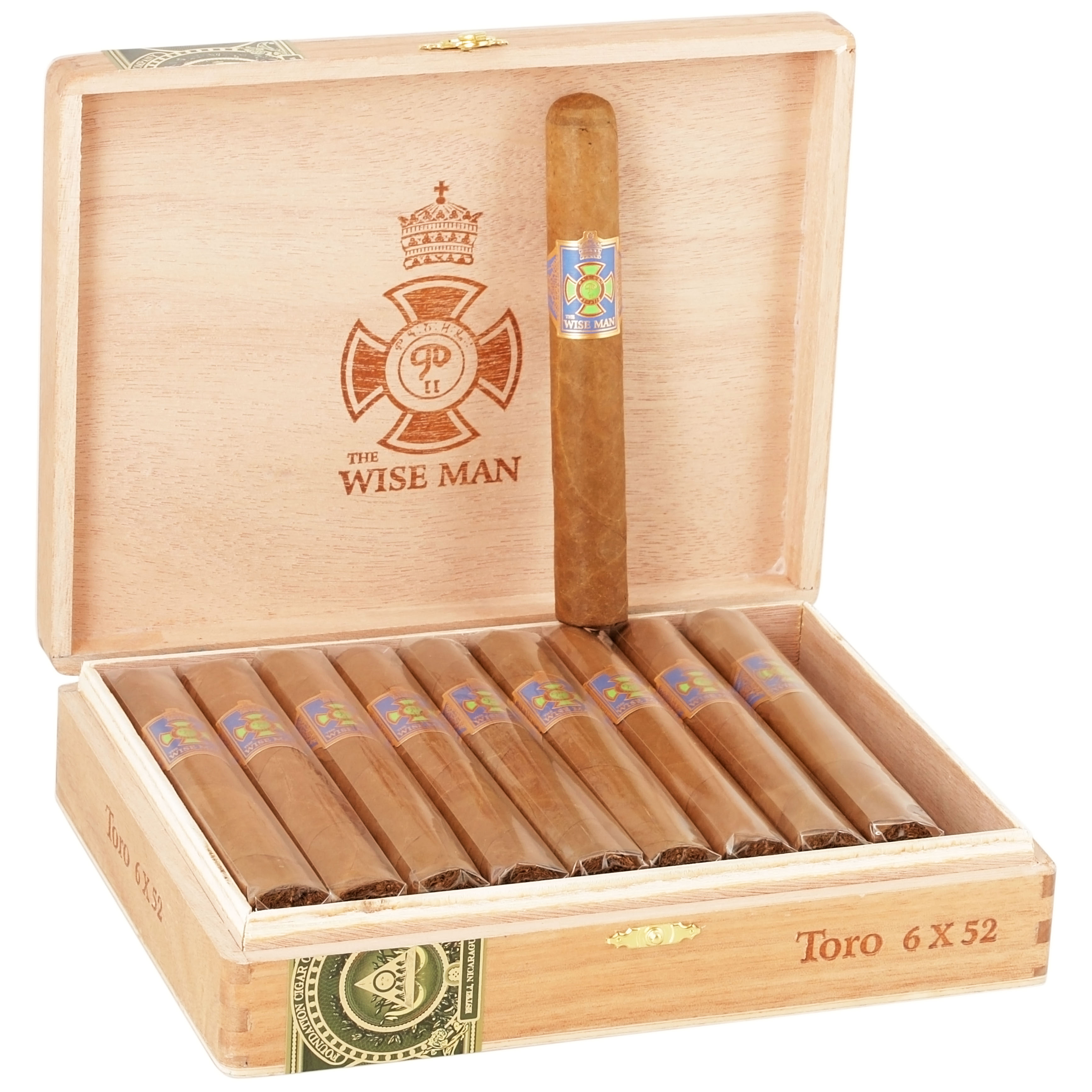 The Wise Man Corojo Toro Cigars - Premium Smoke