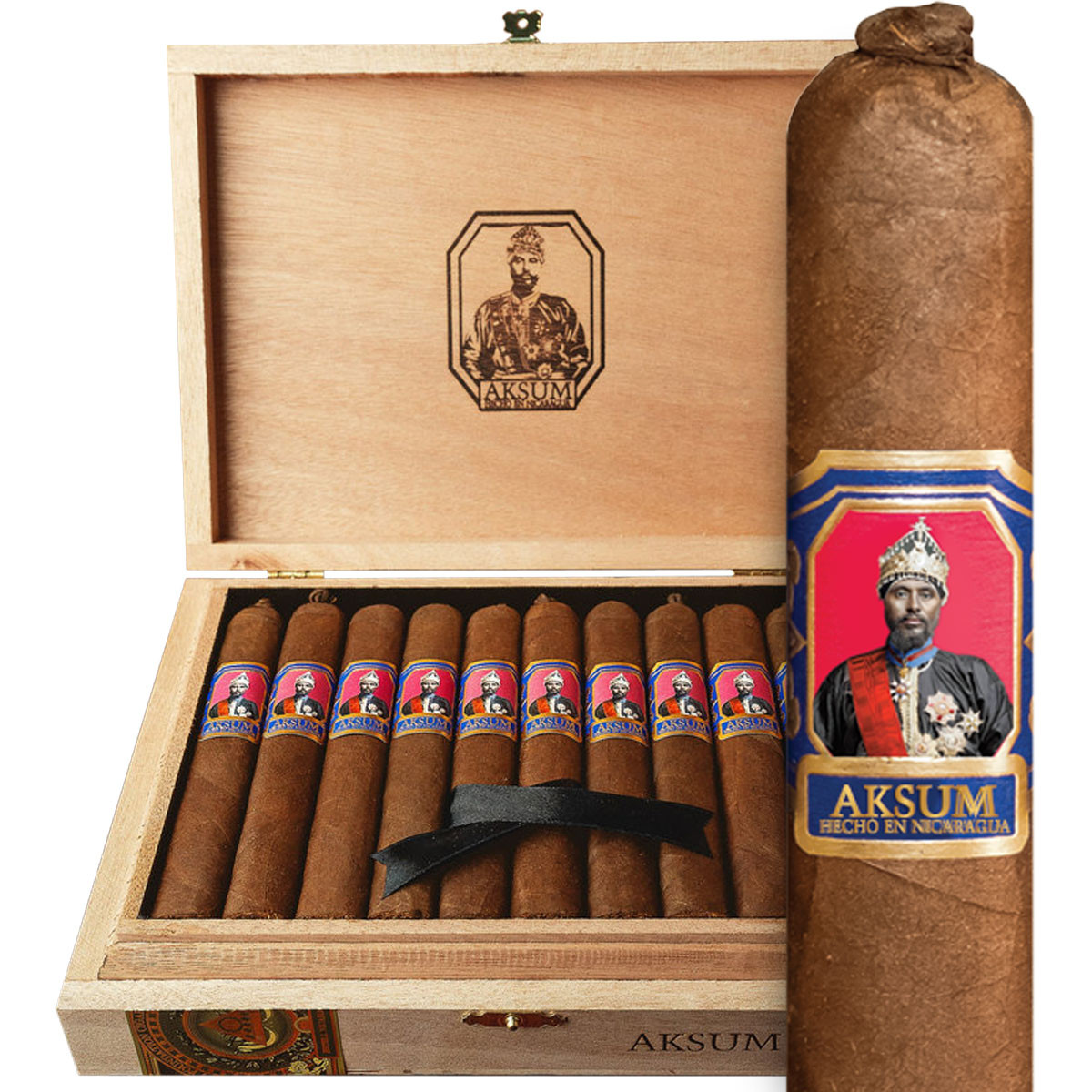 Foundation Aksum Claro Doble Corona (7x54 / Box 10) | Cigar King