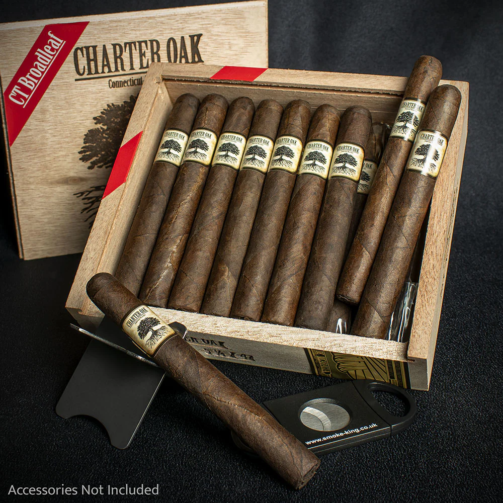 Foundation Cigars Charter Oak Connecticut Broadleaf Petite Corona Ciga