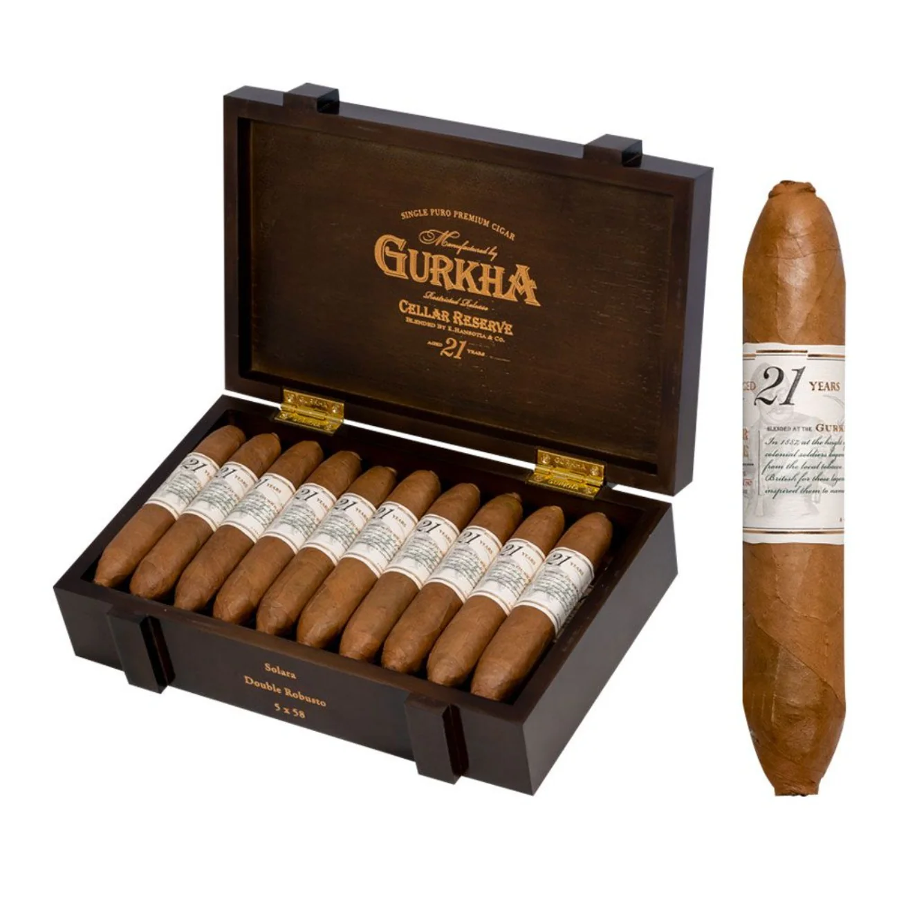Gurkha 古尔卡窖藏系列鱼雷 雪茄资料