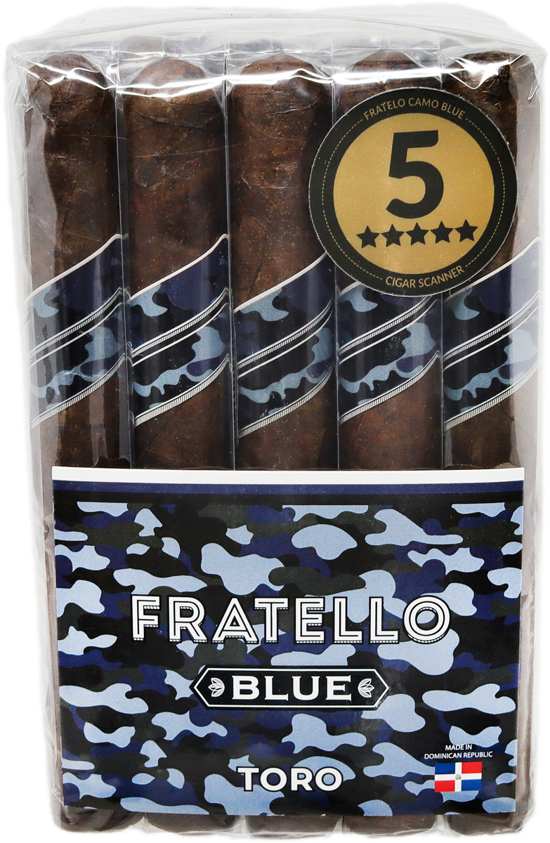 Camo Blue Toro - Fratello Cigars | Smokingpipes.com