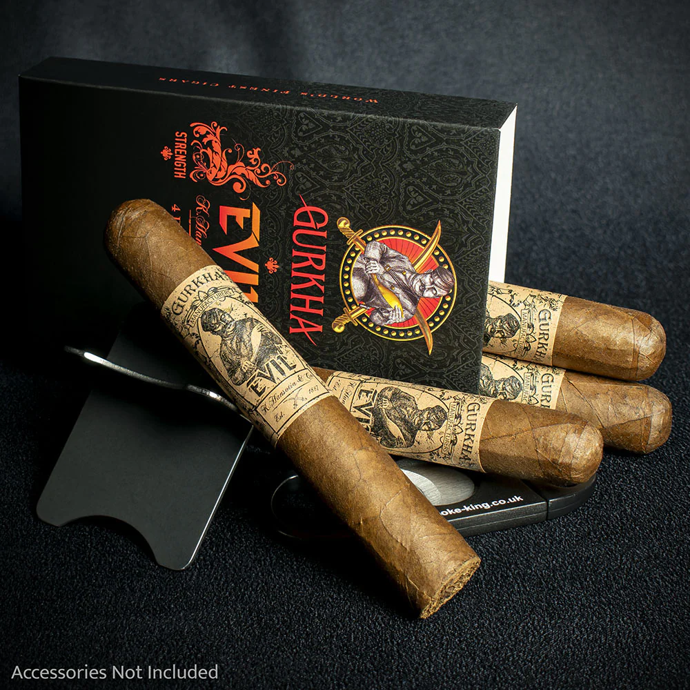 Gurkha Evil Robusto - Pack of 4 Cigars Smoke-King