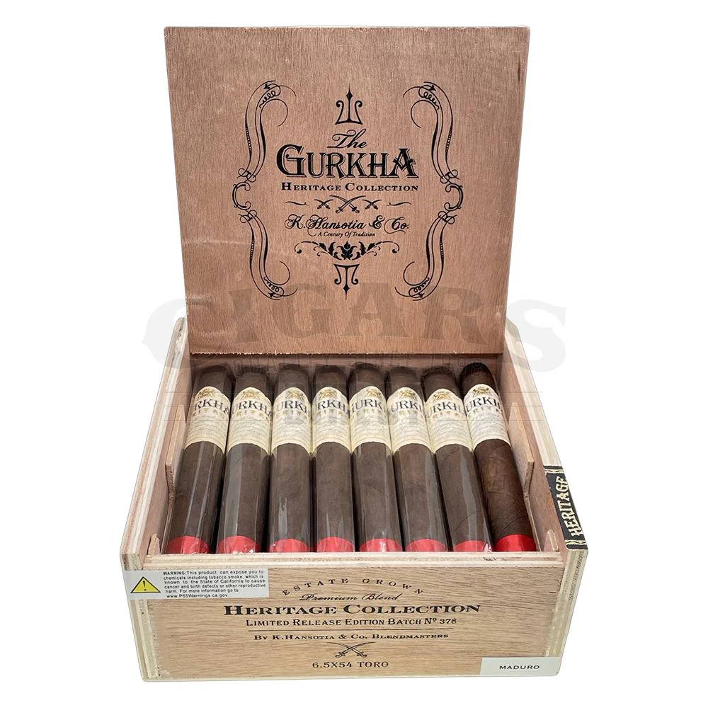 Buy Gurkha Heritage Maduro Toro Cigars Online and Save Big