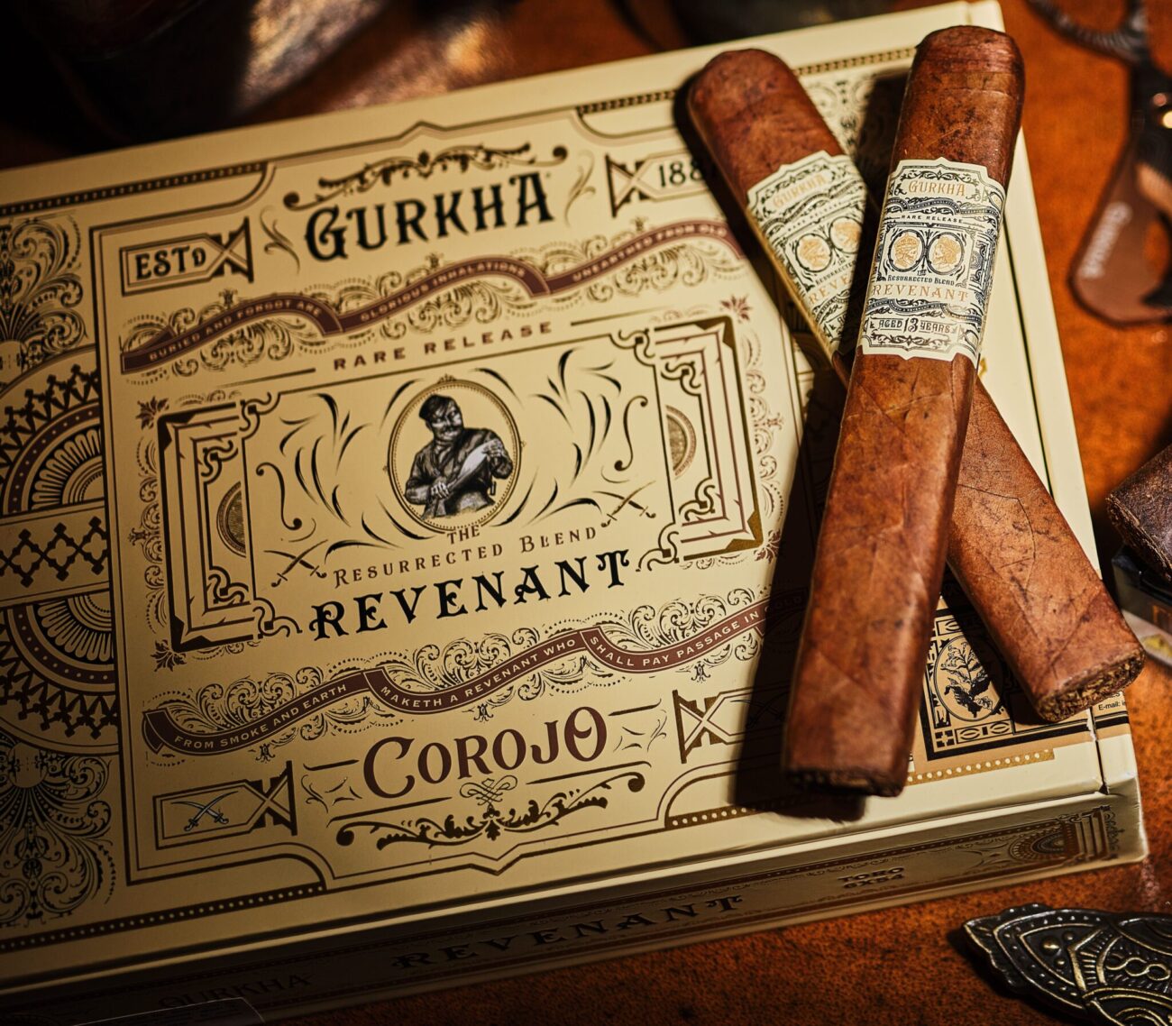 Buy Gurkha Revenant Corojo Robusto Cigar Single - Cigars and Cask