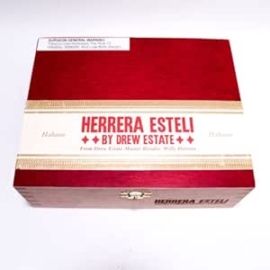 Amazon.com: Herrera Esteli Short Corona Gorda Habano Empty Wood Cigar ...