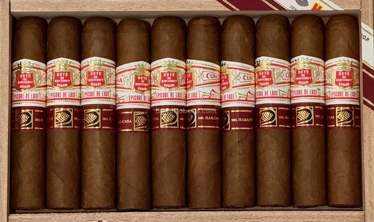 Hoyo de Monterrey Epicure de Luxe LCDH Exclusivo 2024 Slide Lid Box of ...