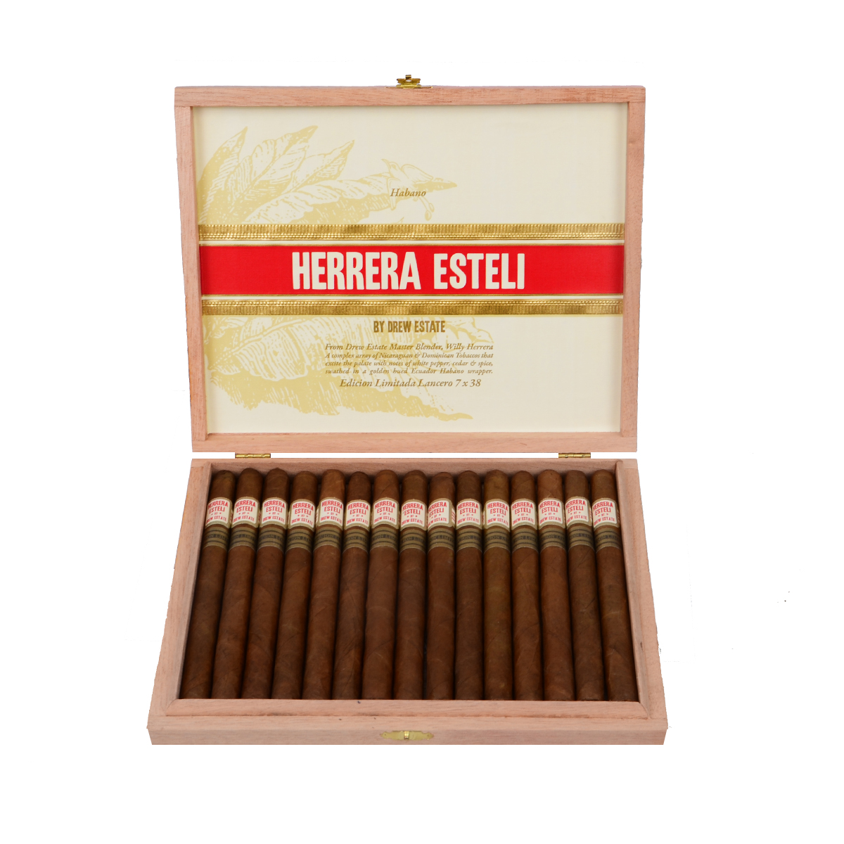 Drew Estate Herrera Esteli Habano Edicion Limitada Lancero 7 x 38 ...