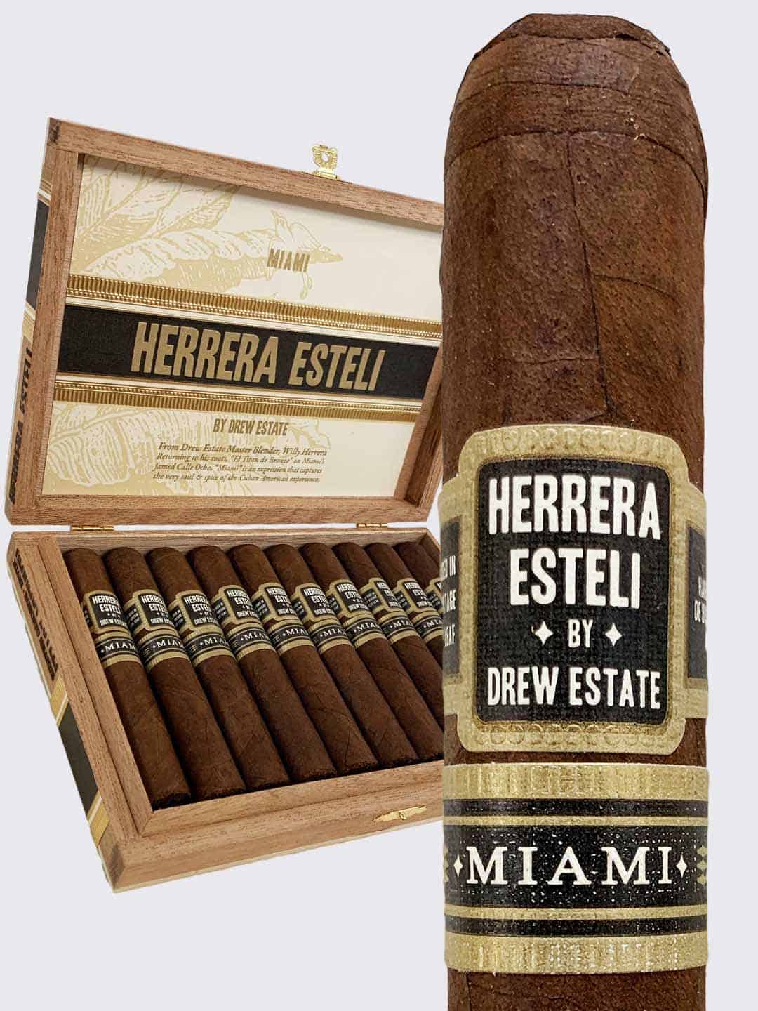 Herrera Esteli By Drew Estate Miami Toro Especial - Pyramid Cigars
