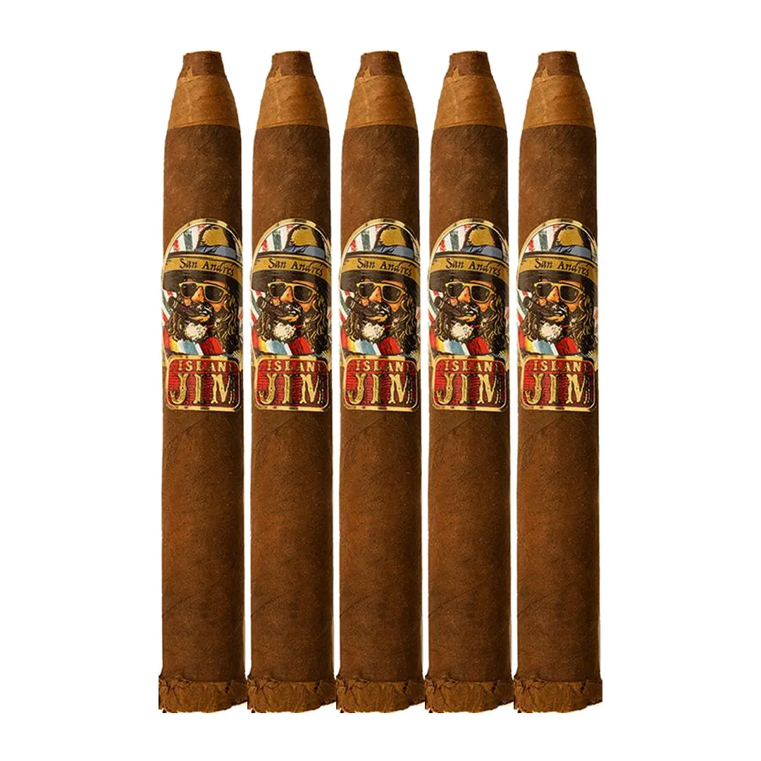 Island Jim San Andres (6.5″ x 52 - Five Pack) - Lenny Approved Cigars