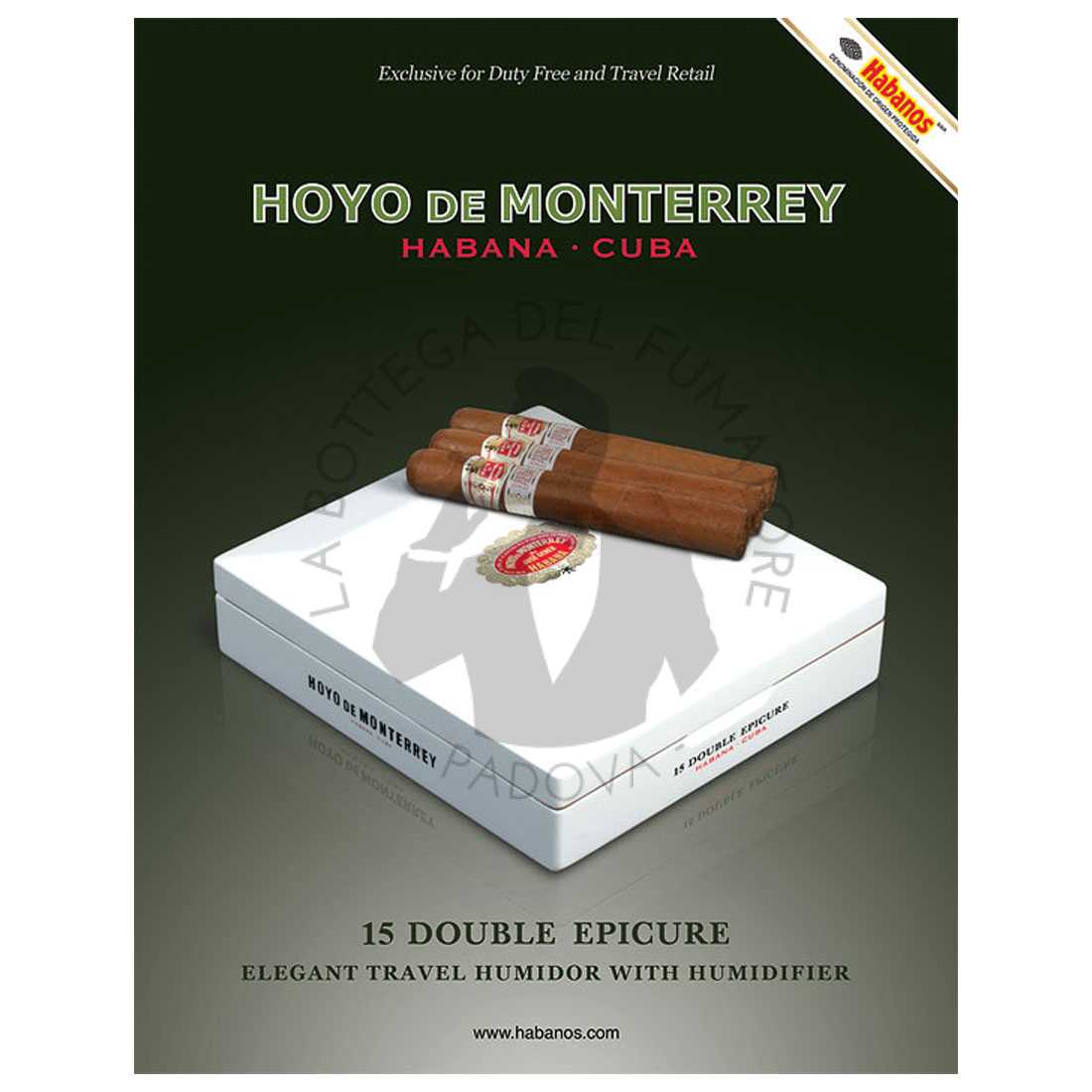 Hoyo de Monterrey 蒙特雷双逍遥旅行保湿盒2010 雪茄资料