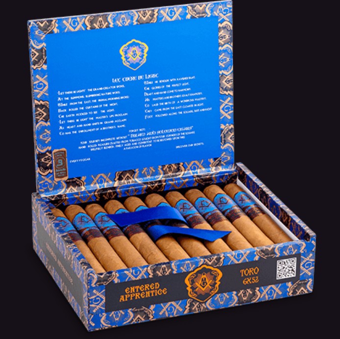 Hiram & Solomon Entered Apprentice Toro Box - The Boutique Cigar