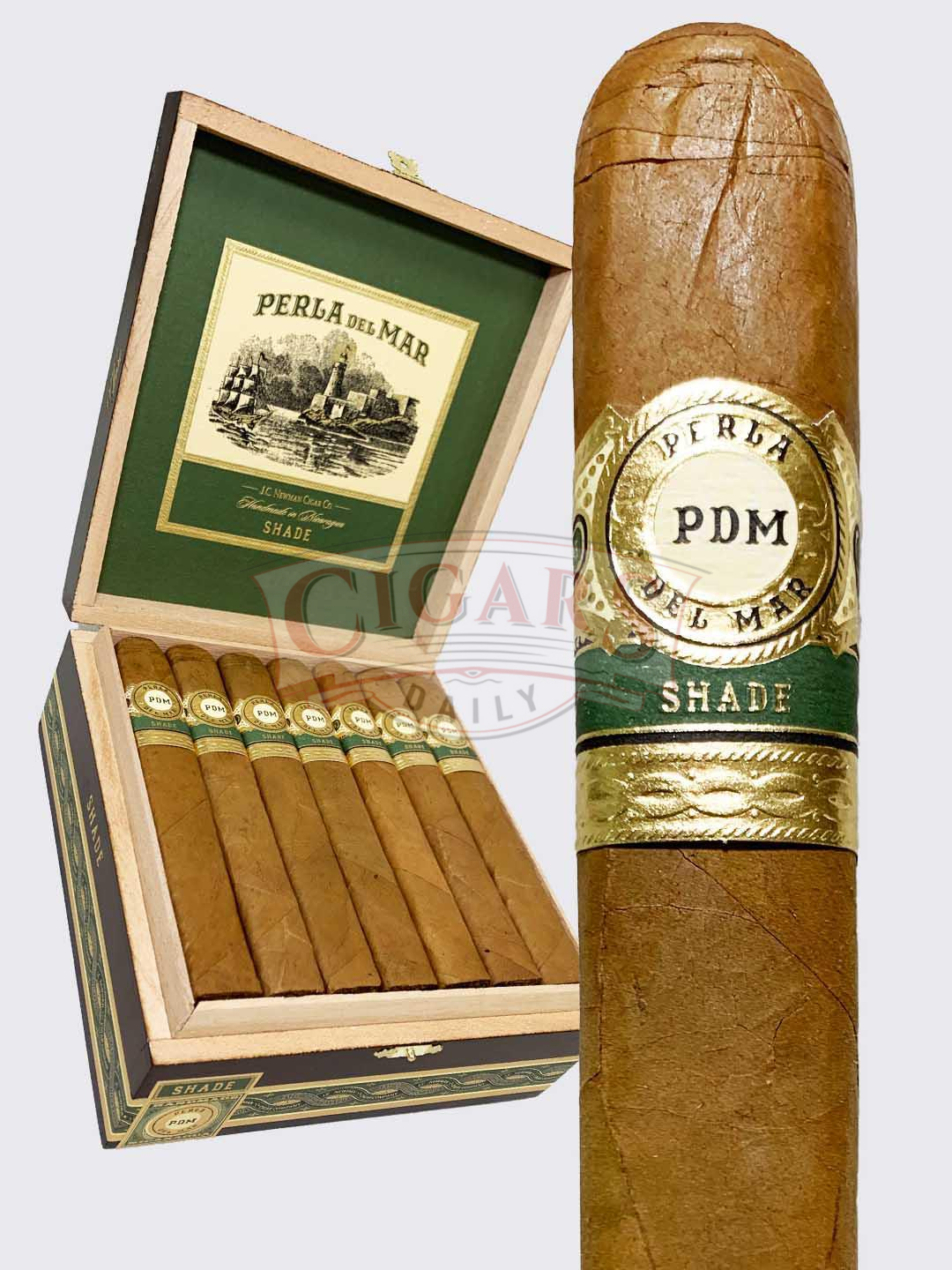 JC Newman Perla Del Mar Shade Toro (6.25×54) - Cigars Daily