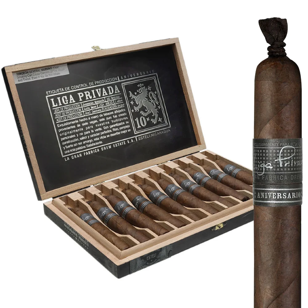 Liga Privada 10 Aniversario Robusto Box of 10 - Shop Now