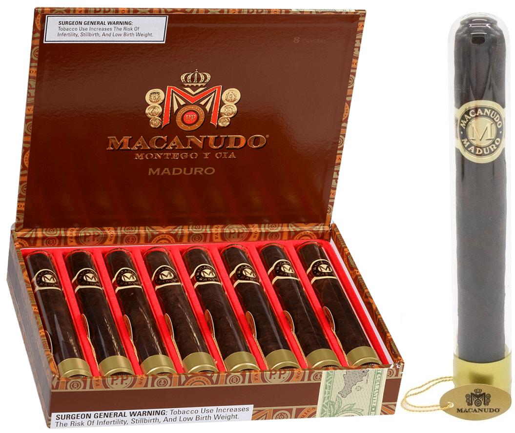 Macanudo Maduro Crystal Tube- Cigars Crafters
