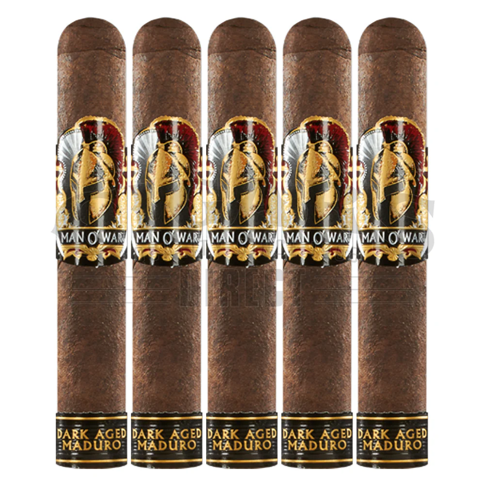 Buy Man O' War Dark Aged Maduro Robusto Cigars Online and Save Big