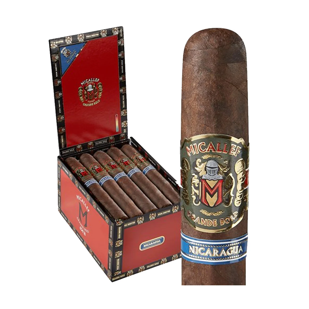 Micallef Grande Bold Nicaragua 7x54N - Pyramid Cigars