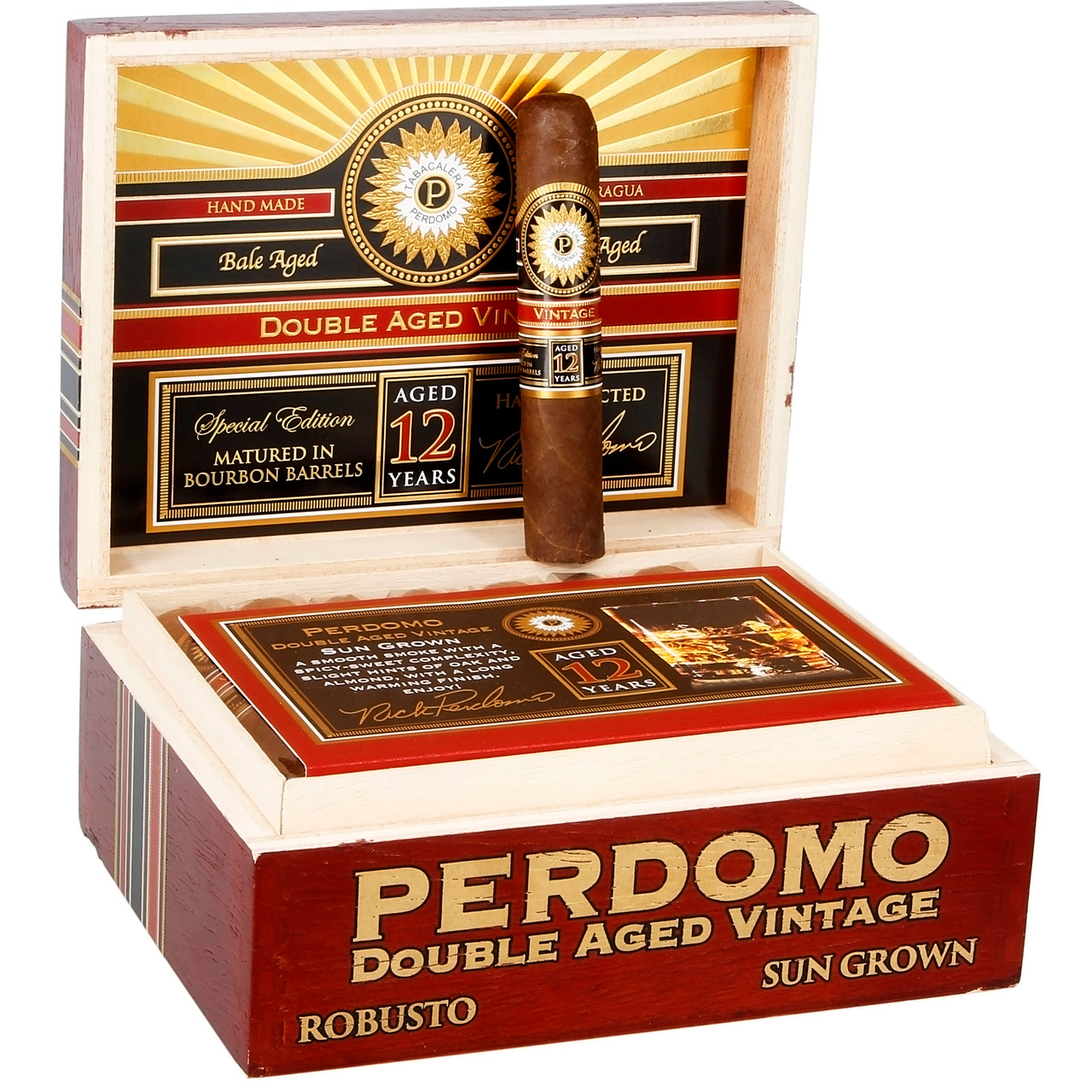 Perdomo 佩尔多摩双醇12年陈年日晒罗布图 雪茄资料