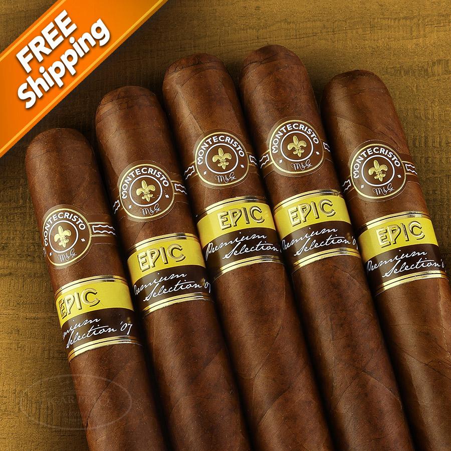 Montecristo Epic Magnum Pack of 5 Cigars - Best Prices Cigarplace.com
