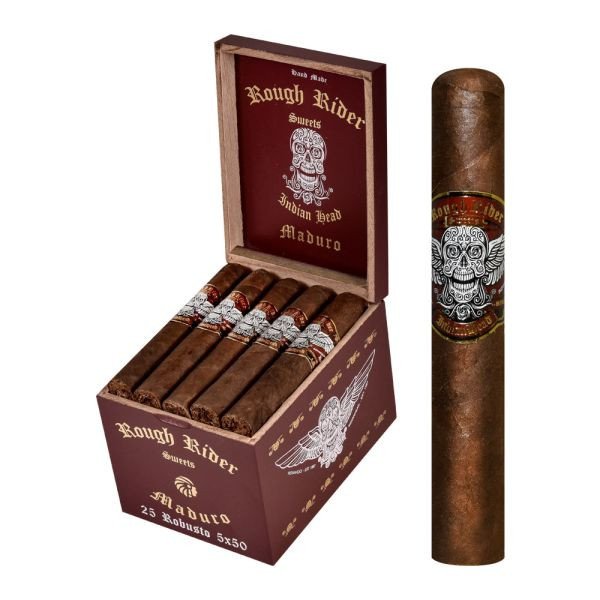 Indian Head Rough Rider Sweets Maduro Robusto Cigars | Free Shipping