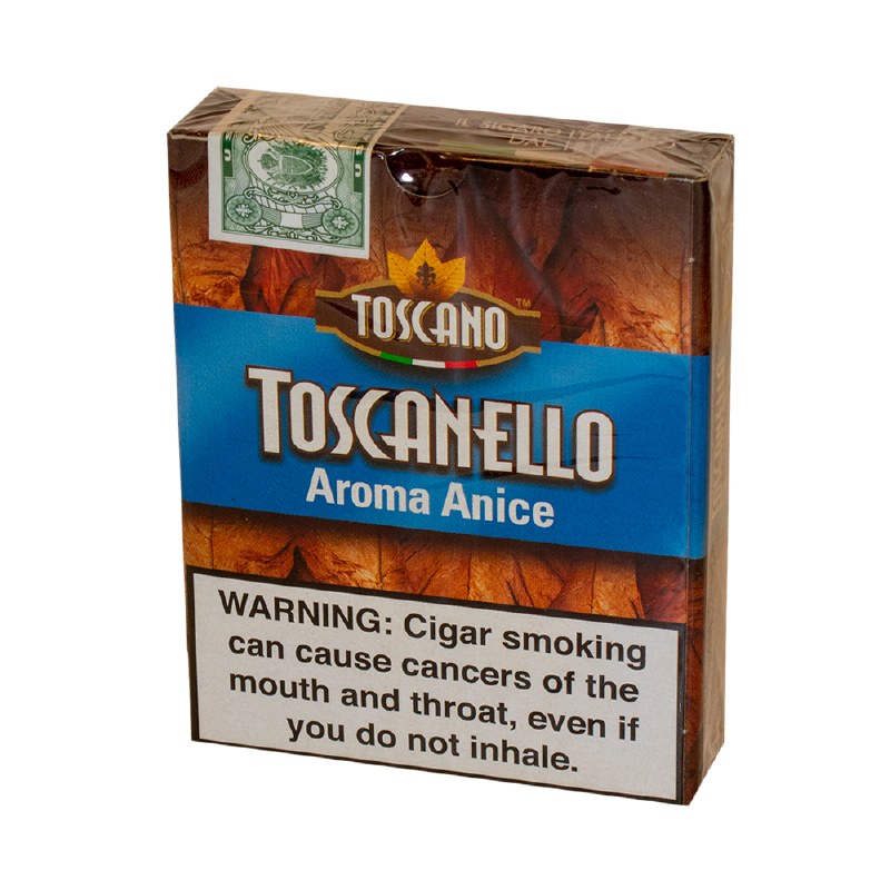 Toscano Toscanello Anice 5 Pk - Buy Premium Cigars Online From 2 Guys ...