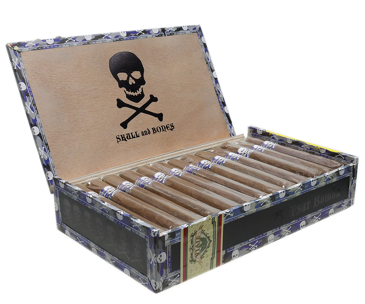 Skull and Bones Tsar Bomba Camo Blue - Viaje Cigars