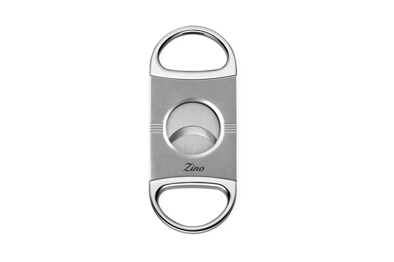 ZINO Z2 CHROME DOUBLE BLADE CIGAR CUTTER - Faustotobacco