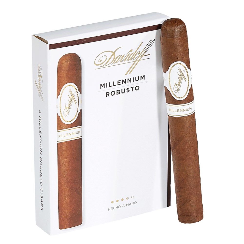 Davidoff Millennium Robusto- Pack of 4 Cigars | James Barber Tobacconist